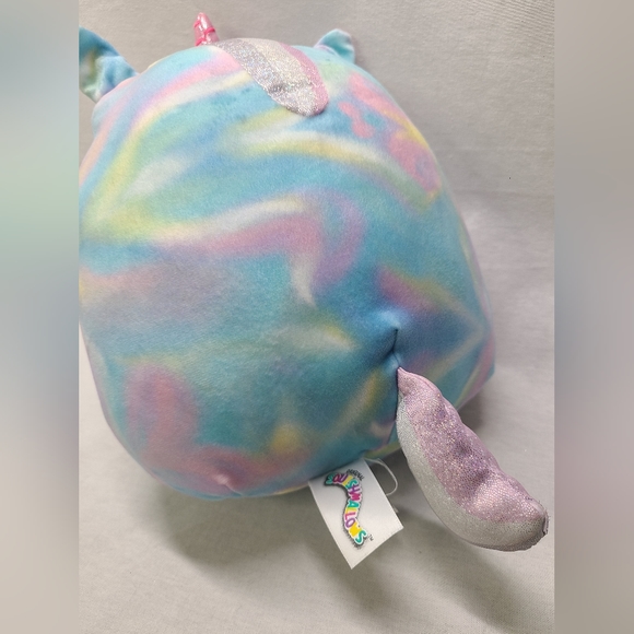 Squishmallows Blue Pink Tie Dye Unicorn Sparkle Plush 8" Stuffed - Picture 2 of 4